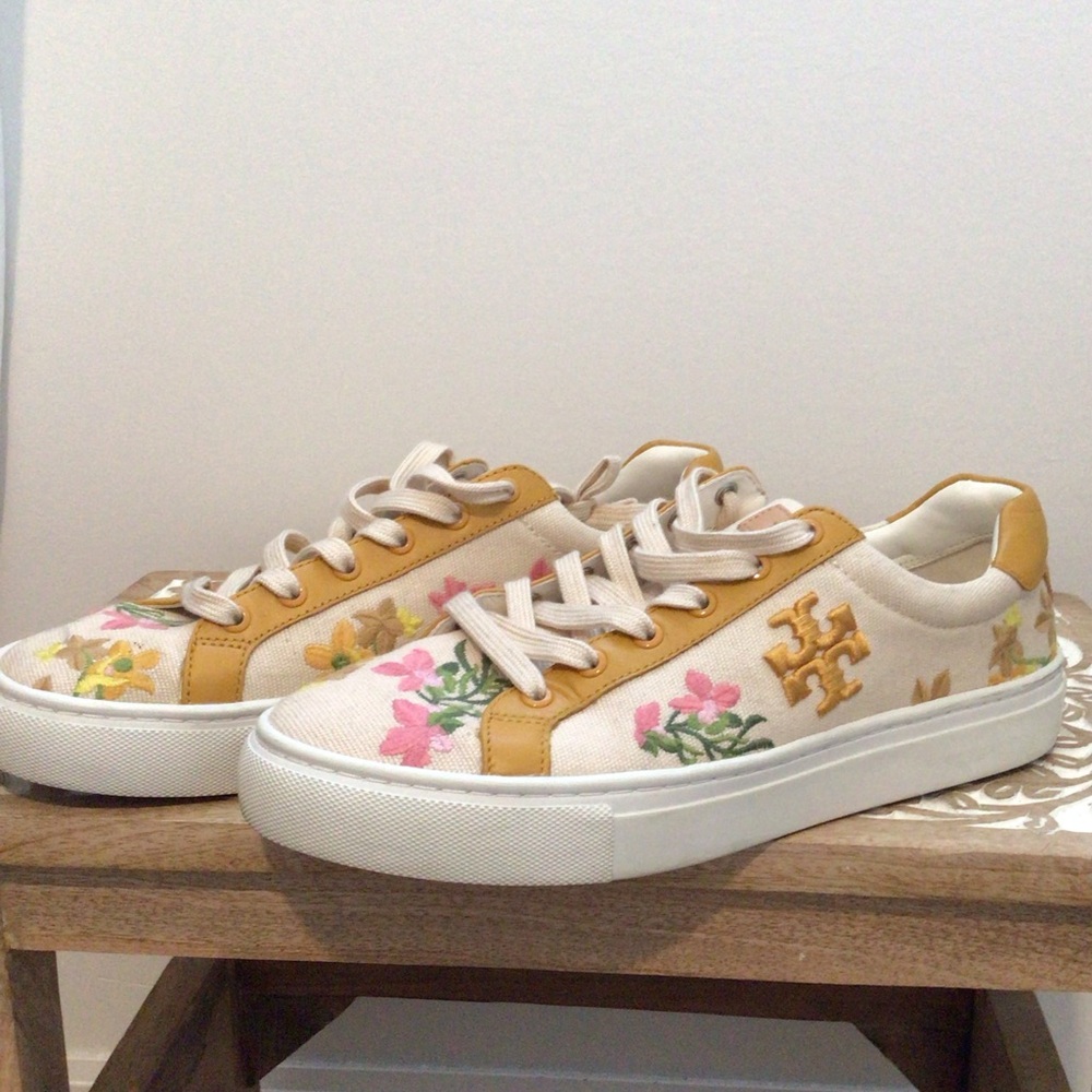 Tory Burch Embroidered Sneaker